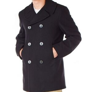❤️HP  WOOL VTG Men's But Unisex Pea COAT Final$ SALE EUC